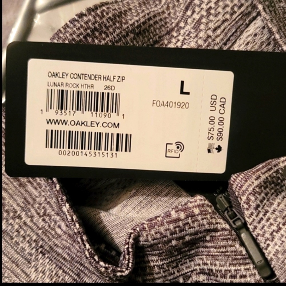 Oakley Golf- Contender Half Zip - Picture 5 of 6